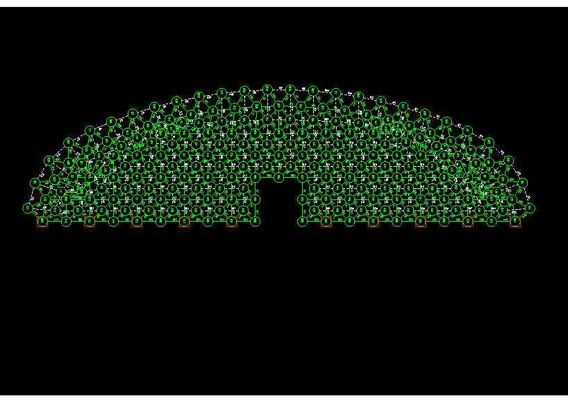 安达锡林浩特91跨，1000米长干煤棚网架设计