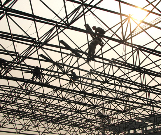 安达厂房网架安装