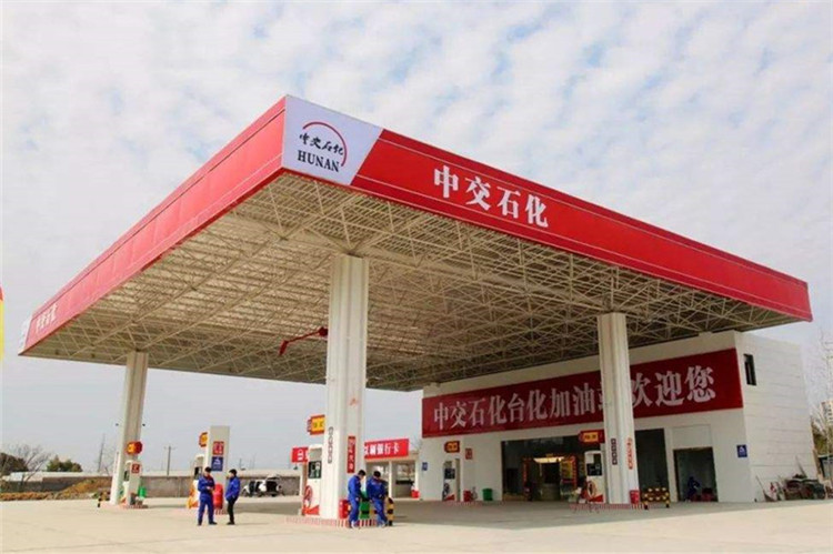 安达加油站钢结构网架案例6